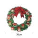 thumbnail image 1 of Corona de cristal de Navidad 5D DIY, pintura de diamantes, Kits de mosaico, artesanías de arte, guirnalda de dibujo de diamantes de imitación, decoración para colgar en la pared de la puerta, regalos, 1 of 4