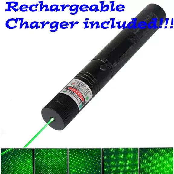 Rechargeable Lazer Green Laser Pointer Pen Astronomy Visible Beam Light