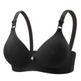 thumbnail image 2 of Women High Support Front Closure Bra Full Cup No Underwire Brassieres Minimizer Underwire Comfortable Everyday Bralette, 2 of 6