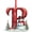 P, variant on Christmas Ornaments, 2D Acrylic Letter Pendants 9cm, Personalized Tree Decor for Holiday Home Displays