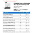 thumbnail image 2 of Brake Master Cylinder - Compatible with 2001 - 2002 Chevy Silverado 1500, 2 of 2