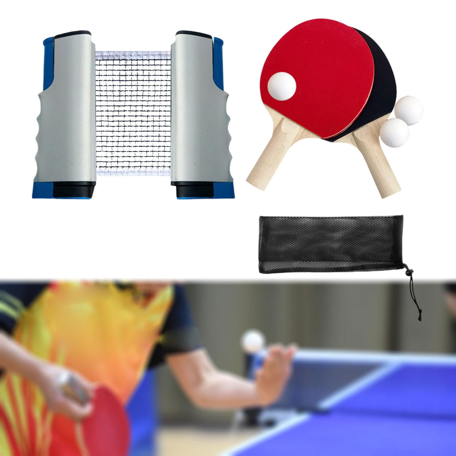 GARENDE Pong Paddles Set Accessories Retractable Net for Home Gym Sports Travel Grey