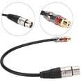 thumbnail image 4 of Cable adaptador RCA a XLR de aleación de zinc con conector de audio hembra a hembra para una mejor transferencia de sonido, 4 of 8