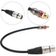 thumbnail image 4 of Cable adaptador RCA a XLR de aleación de zinc con conector de audio hembra a hembra para una mejor transferencia de sonido, 4 of 8