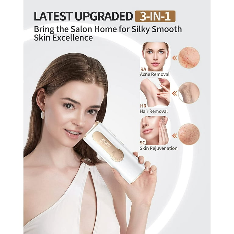 JOOYEE IPL Laser Hair Removal Epilator, 999,900 Flashes, Whole