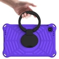 thumbnail image 5 of Kids Friednly Case for Samsung Galaxy Tab A7 Lite/T220/T225, EVA Foam Shoulder Strap Shockproof Protective Case with Pencil Holder Rotated Handle Bracket Stand Heat Dissipation Cover,Purple, 5 of 8