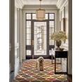 thumbnail image 7 of Unique Loom Chindi Trellis Collection Area Rug - Arabesque (2' x 3' 1" Rectangle Multi/Black), 7 of 7