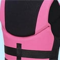 thumbnail image 6 of Tfken Swim Vest Unisex Kids Size 5-8 Years 44.5/66 Lbs pink Solid Color Flotation Buoyancy Swimwear With An Adjustable Safety Strap As A Swimming Training Aid, 6 of 9