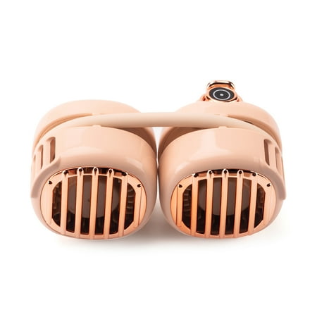 

Neck Hanging Fan USB Rechargeable 1800mAh Battery Headset Design Wearable Personal Fan for Travel Working Outdoor
