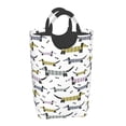 thumbnail image 2 of KLL Dachshund Dog Puppy Laundry Hamper,Large Canvas Fabric Lightweight Storage Basket Toy Organizer Dirty Clothes Collapsible Waterproof, 2 of 6