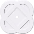 thumbnail image 1 of Ekena Millwork CMP40CE-03000 40 in. OD x 3 in. ID Square Charlotte Architectural Grade PVC Contemporary Ceiling Medallion, 1 of 1