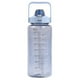 thumbnail image 3 of Botella de agua deportiva de 2 litros con pajita FloreceBien, de plástico, color rosa, 3 of 3