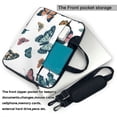 thumbnail image 3 of ZICANCN Laptop Case 14 inch, Funny Butterfly Work Shoulder Messenger Business Bag for Women and Men, 3 of 9