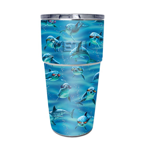 Lit Animals Skin For Yeti Rambler 16 OZ Stackable Cup Protective