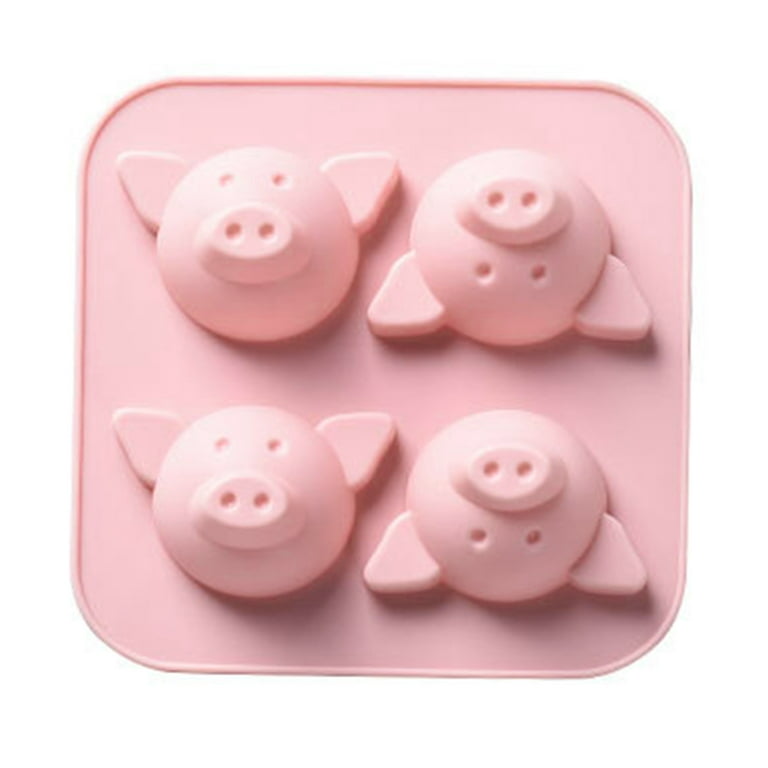 3D Pig Silicone Mold (2 Cavity)
