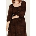 thumbnail image 2 of Stetson Women's Bandana Print Long Sleeve Midi Dress - 11-057-0590-0123   US, 2 of 4