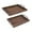 black brown, variant on yotijay 2 Pieces Rustic Serving Trays Serving Platters Multipurpose Table Tray Farmhouse black brown
