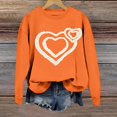 thumbnail image 4 of Oversized Sweatshirt for Valentine's Day Women Love Heart Shirts Daily Home Outdoor Workout Long Sleeve O Neck Printed Street Blouse Trendy Clothes 2026, 4 of 5