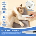 thumbnail image 3 of EXLEAF 2026 New Dog Clippers with Led Light,Cordless Small Pet Hair Grooming Trimmer,Low Noise for Trimming Dog'S Hair Around Paws,Eyes,Ears,Face,Rump for Home,Salon,Travel,Pet Shop, 3 of 7