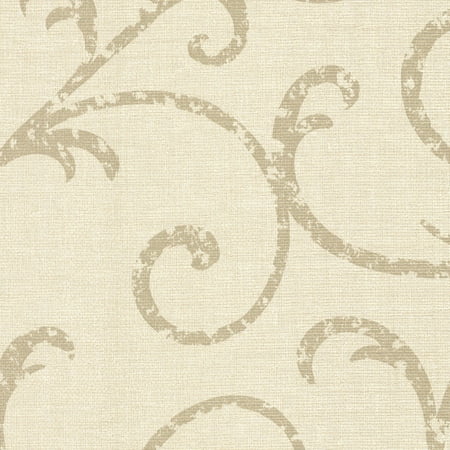Texture Scroll - Brewster Bates Textured Scroll Wallpaper