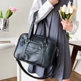 thumbnail image 4 of Minnieouse Bolso de hombro de PU informal japonés, opción moderna y práctica para estudiantes, bolso japonés Bolsas de mensajero y de hombro negro, 4 of 6