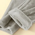 thumbnail image 4 of Zedker Casual Straight-Leg Elastic Waist Long Mens Pajama Pants with Drawstring Comfy Soft Fleece Thermal Sleepwear Pants with Pockets,Gray,XL, 4 of 9