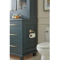 thumbnail image 2 of Amerock Stature Champagne Bronze Single Post Toilet Paper Holder, 2 of 8