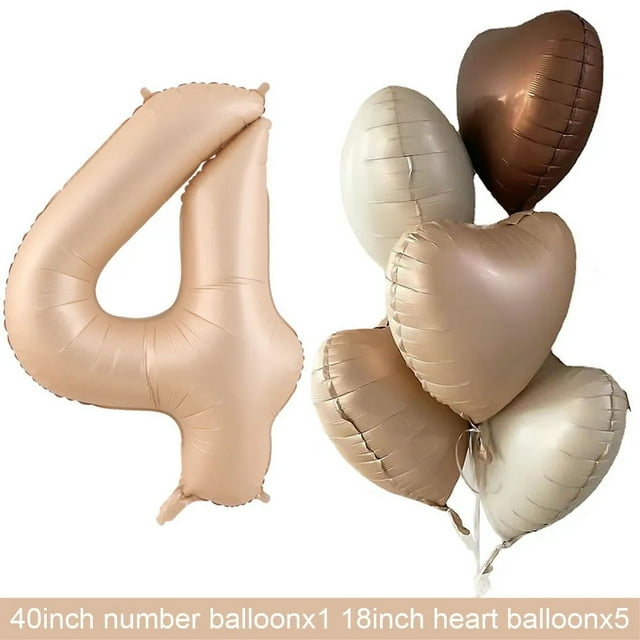 Decoraciones para fiestas, globos de papel de caramelo, decoraciones de globos de látex marrón chocolate y caramelo para fiesta de cumpleaños de niños