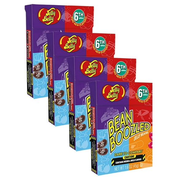 Just Grown Jelly Belly Beanboozled *6th Edition* (1.6 oz Pack of 4)