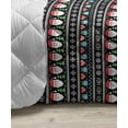thumbnail image 3 of Christmas Down Alternative Comforter, Colorful Christmas Balls Different Retro Patterns Holiday Celebration Theme Print, Microfiber Quilt for All Season, 5 Sizes, Multicolor, by Ambesonne, 3 of 3