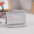 thumbnail image 1 of Feltree 2026 Mini Desktop Calendar with Notepad - 18 Months (July 2025-December 2026), Cute Fresh English Version, Flip-Up Design, Paper Planner, Home Office Desk Decor, 3.66 X 95 Inches, 1 of 7