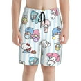 thumbnail image 3 of Hello Kitty Boys Swim Trunks Quick Dry Boards Shorts For Kids Beach Swim Shorts, 3 of 7
