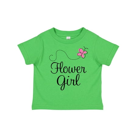 

Inktastic Flower Girl Wedding Butterfly Gift Toddler Toddler Girl T-Shirt