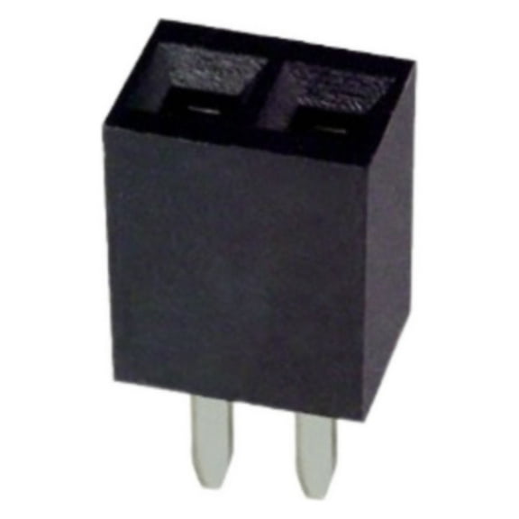 Pack of 4 PPTC021LFBN-RC Connector 2 Position Header 0.100 (2.54mm) Through Hole Tin