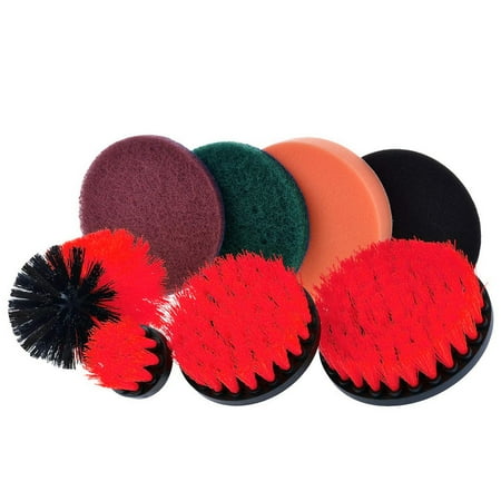 

Jophufed Cleaning Supplies Christmas Clearance deals Drill Brush Scrub Pads 8 Piece Power Scrubber Cleaning Kit All Purpose Cleaner S on Clearance