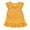 Yellow, variant on LNMQLPDBS Cute Tops for Girls Solid Color Ruffle Short Sleeve Crewneck Loose Blouse Toddler Girl Clothes for Family Photo Party Beach Casual Summer Tops Blue 2-3 Years