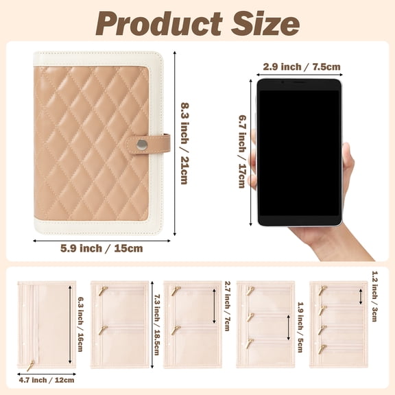 GROBRO7 Leather Jewellery Organiser for Women, Off-white,1 pack