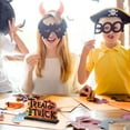 thumbnail image 3 of VLQKY 3Pcs Halloween Centerpieces for Tables Happy Indoor Table Decorations Pumpkin Table Centerpieces Wooden Boo Trick or Treat Sign for Halloween Party Indoor Tier Tray Room, 3 of 9