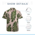 thumbnail image 7 of High Quality Hawaiian Shirts for Men Short Sleeve Aloha Beach Shirt Floral Summer Casual Button Down Shirts Blouses NKJK84, 7 of 7