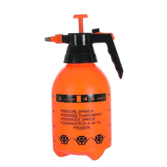0.5 gallon handheld pressure spray bottle, equipped with adjustable nozzle, easy to use, very suitable for plant watering, household cleaning and other scenes