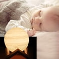 thumbnail image 4 of Mistaha Lampe de Nuit Rechargeable USB 3 Couleurs Dimmables avec Support en Bois, 4 of 8