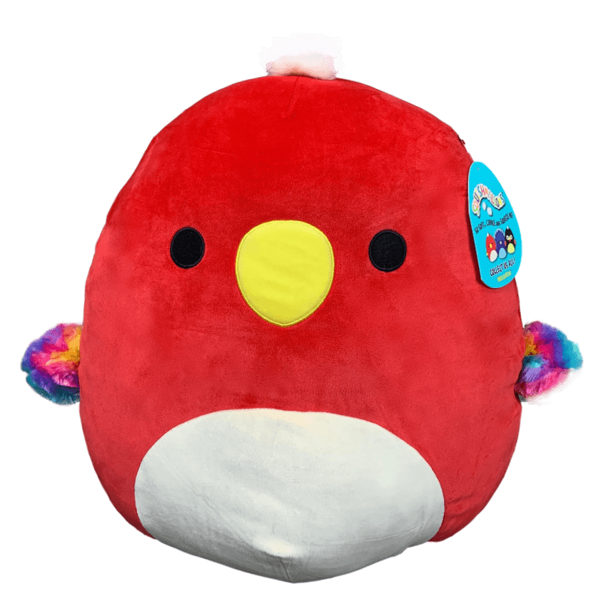 Squishmallow 8” Paco the Red Parrot Small Plush Kelly Toys NEW 