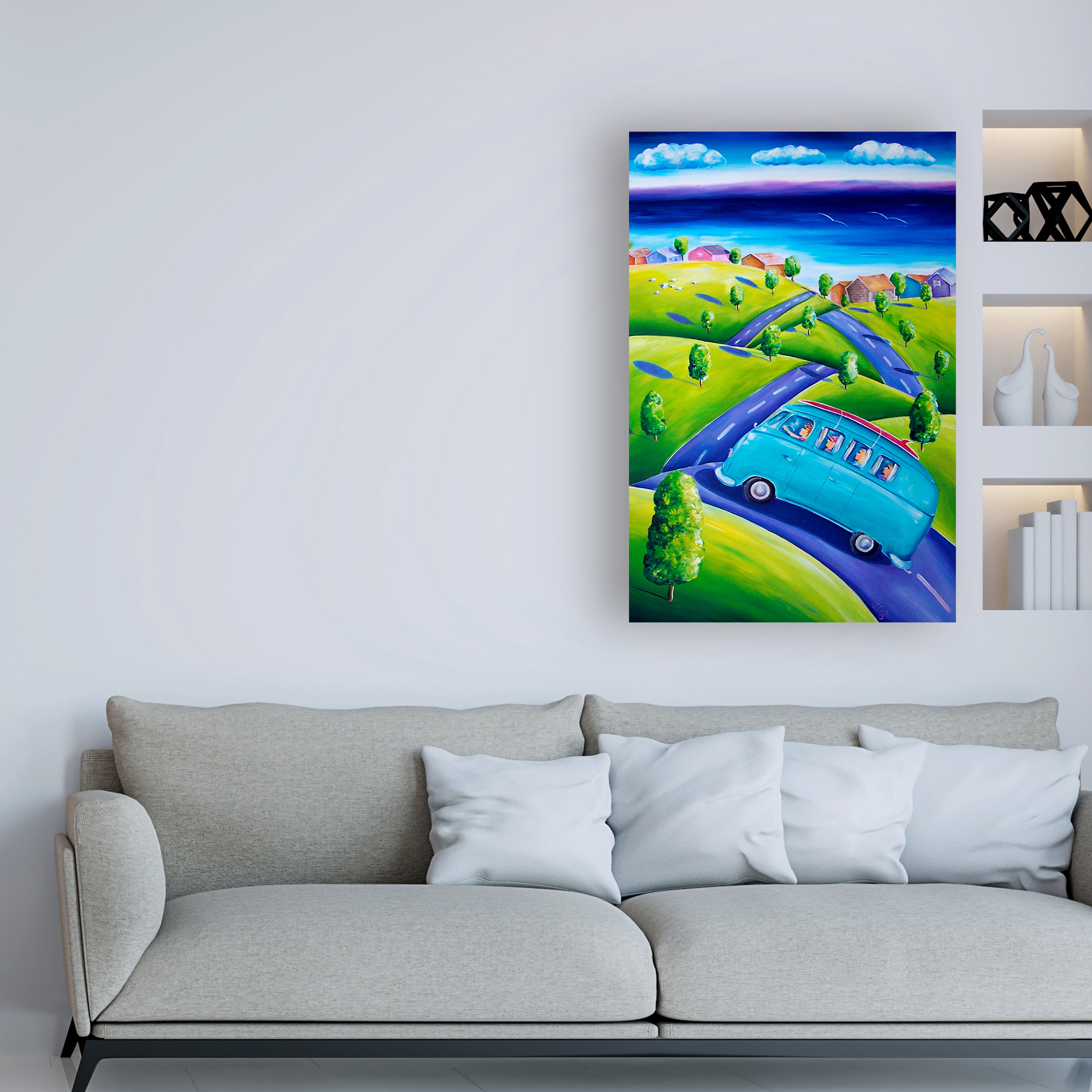 Trademark Fine Art 'Surf Weekend away' Canvas Art by Deborah Broughton