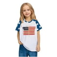 thumbnail image 4 of ZACPNCV Shirts for Kids Boys Girls Summer Crewneck USA Flag Graphic Short Sleeve Casual 4th of July Shirt Patriotic Tee Blouses Blue 3-4 Years, 4 of 8
