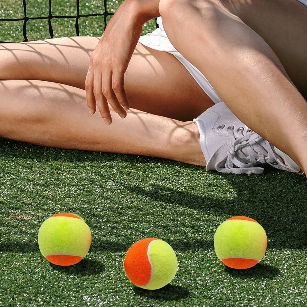 12pcs Beaches Tennis Paddleball Training Practice Sport Rubber Tennis High Elasticity Impacts Resistance Tennis