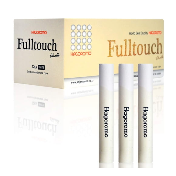 Hagoromo Fulltouch Color Chalk 1 Box [72 Pcs/White]