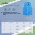 thumbnail image 5 of Jowowha Kid Girls Boys Volunteer Vest Solid Color Irregular Hem Volunteers Activity Waistcoat Uniform Red M/11, 5 of 5
