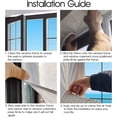 thumbnail image 5 of Zipper Screen Door Seal for Portable Air Conditioner and Tumble Dryer– Works with Every Mobile Air Conditioning-Air Exchange Guards with Zip and Adhesive Faster, 5 of 12