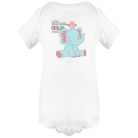 My Little Friend Bird Bodysuit Infant -Image by Shutterstock, Newborn