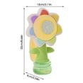 thumbnail image 3 of ZORVEX Sunflower Bubble Machine，7-Color LED Automatic Bubble Blower with Rotating Head ，Waterproof Kids Bath Toy for Sensory Play & Tub Decor, 3 of 5